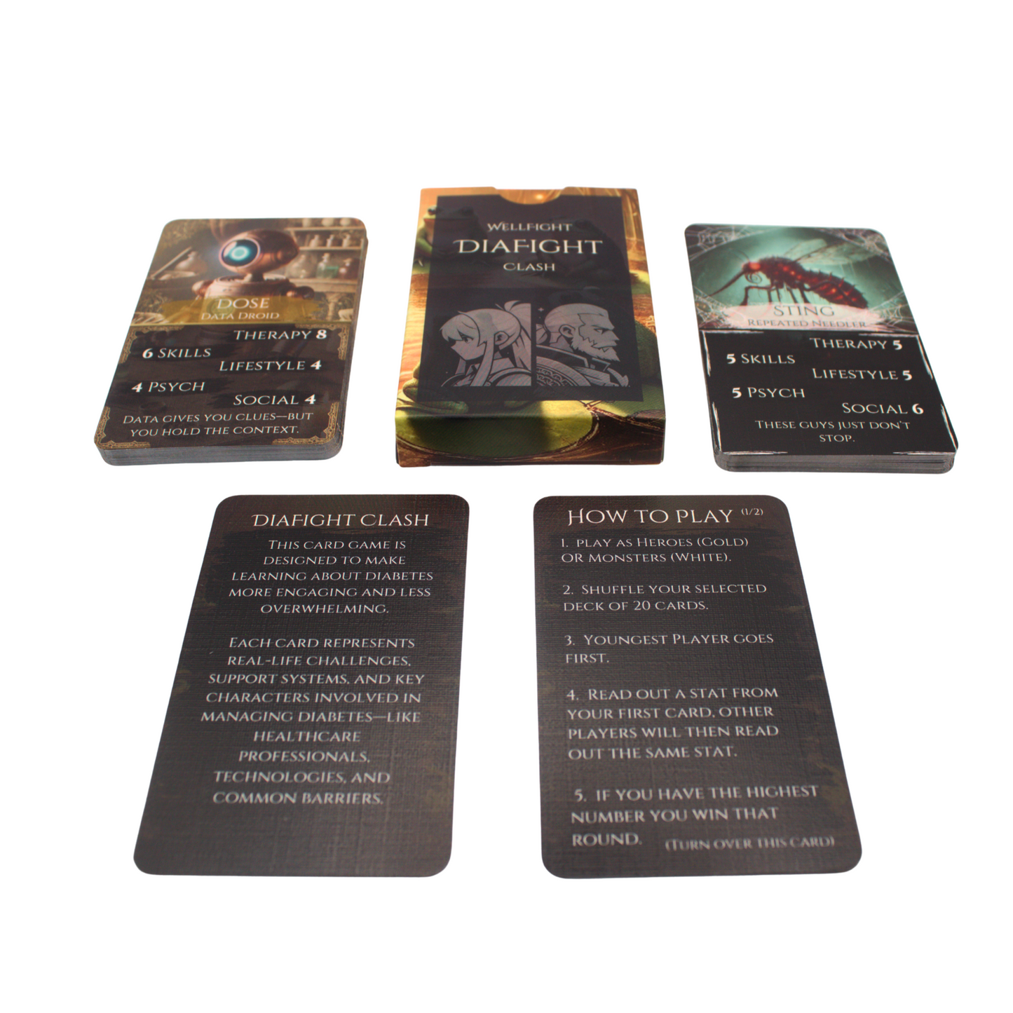 DiaFight: Clash - Diabetes Trumps Card Game