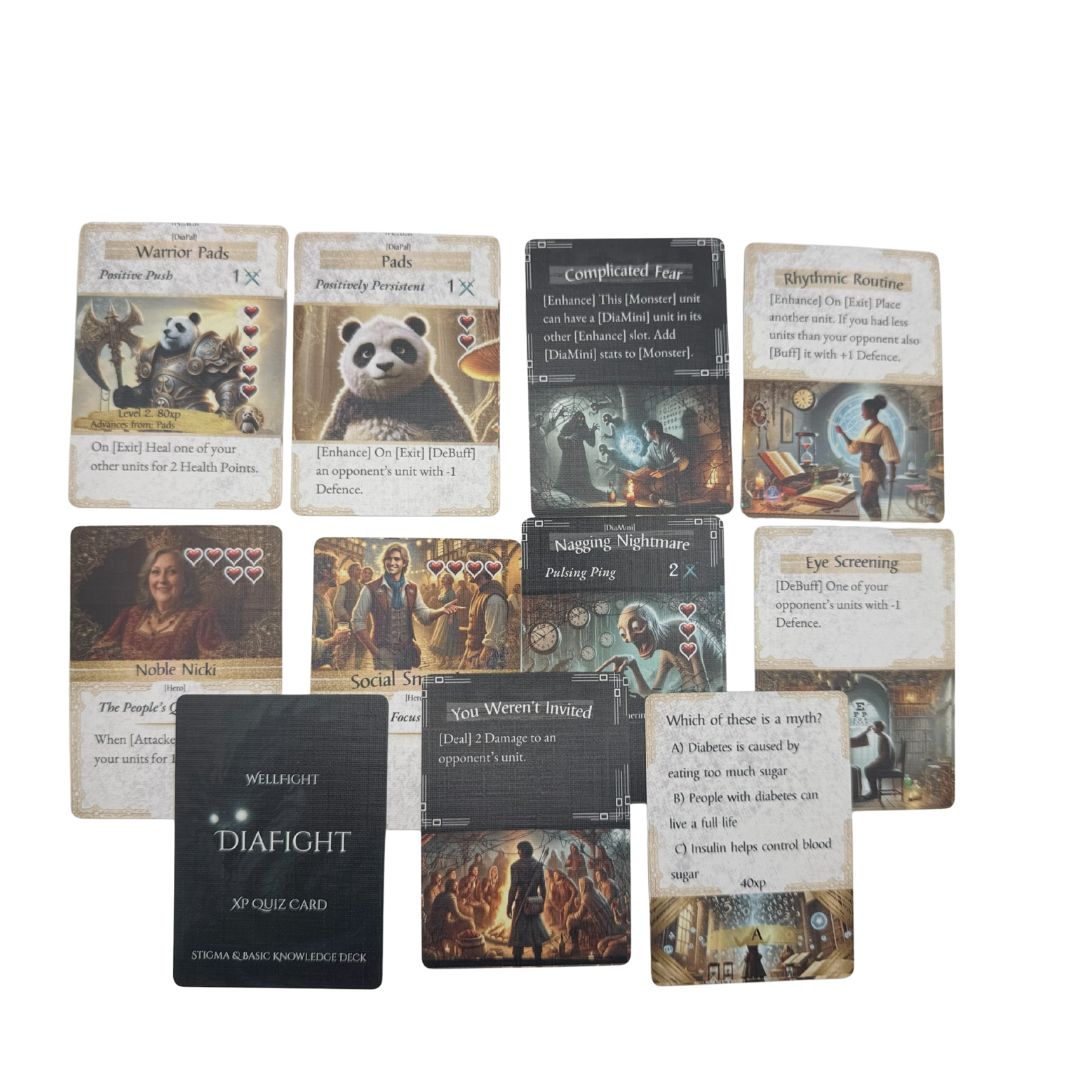 DiaFight Collect & Battle Booster Pack - Diabetes Game